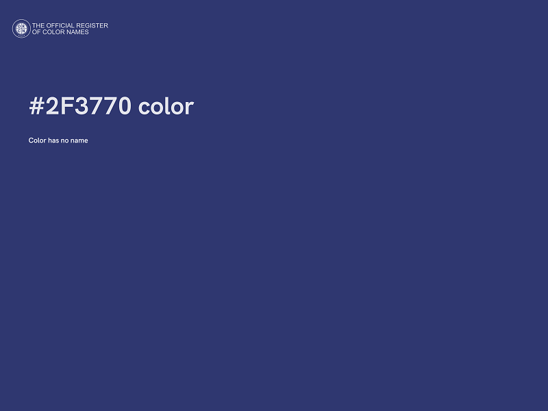 #2F3770 color image