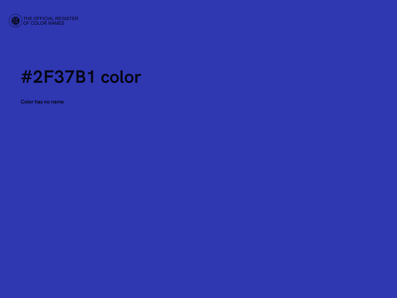 #2F37B1 color image