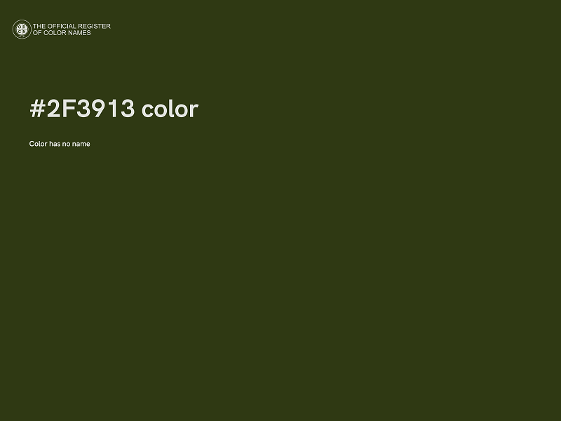 #2F3913 color image