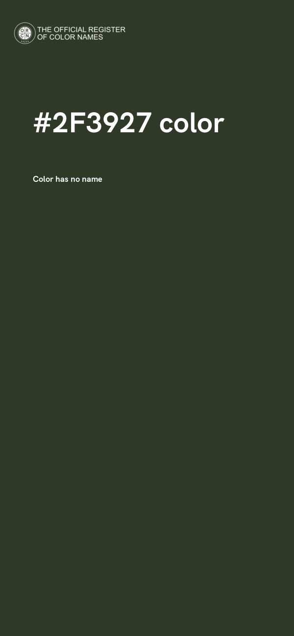 #2F3927 color image