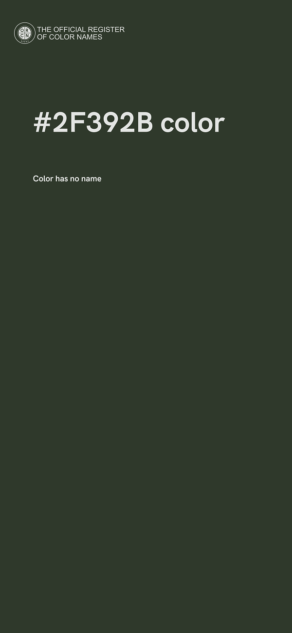 #2F392B color image
