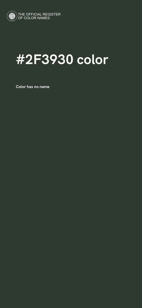 #2F3930 color image