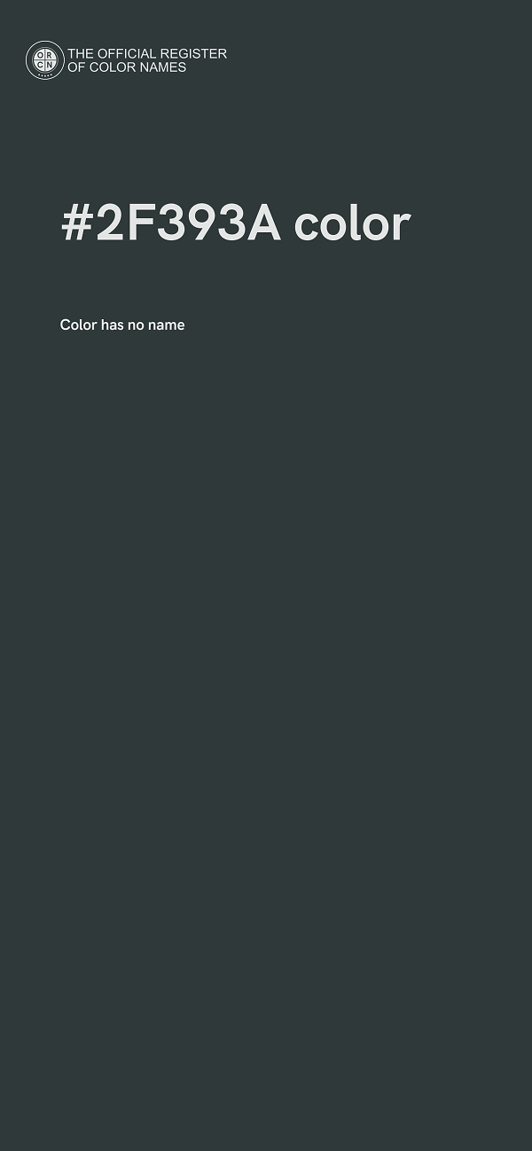 #2F393A color image