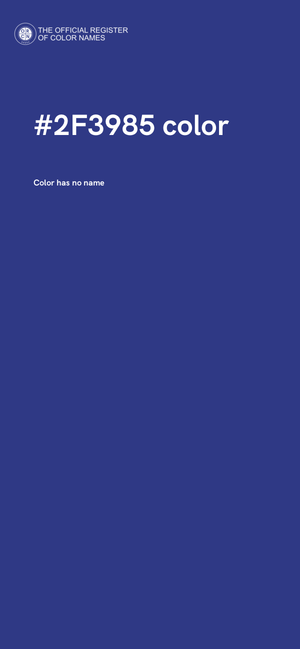 #2F3985 color image