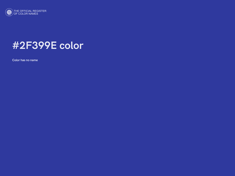 #2F399E color image