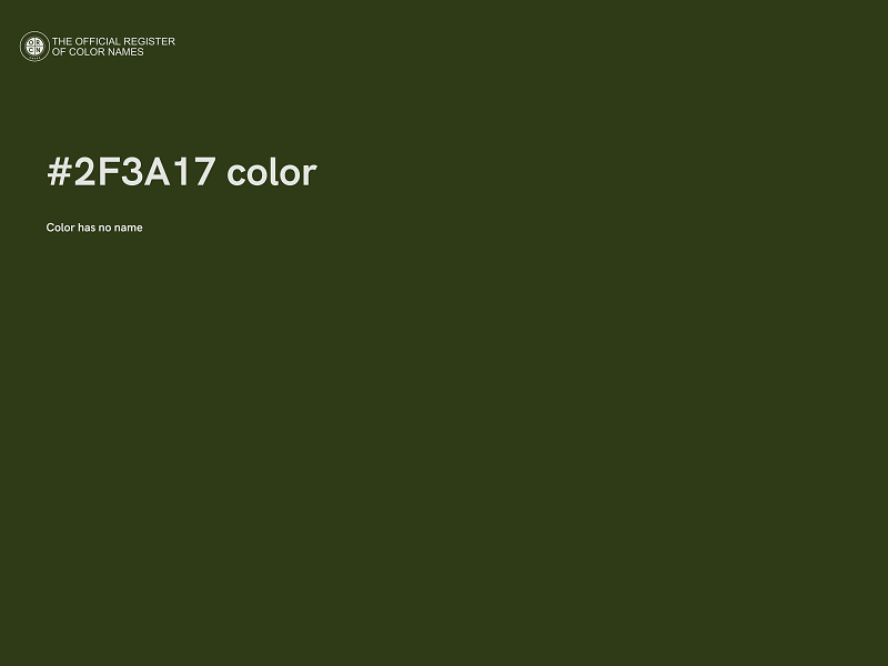 #2F3A17 color image