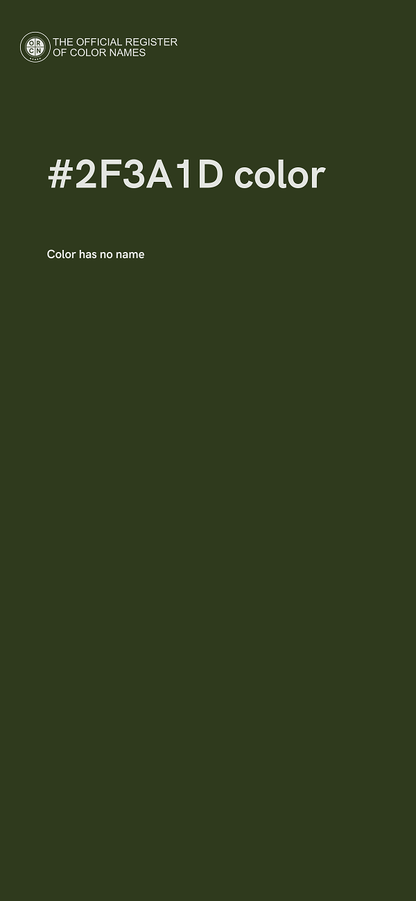 #2F3A1D color image