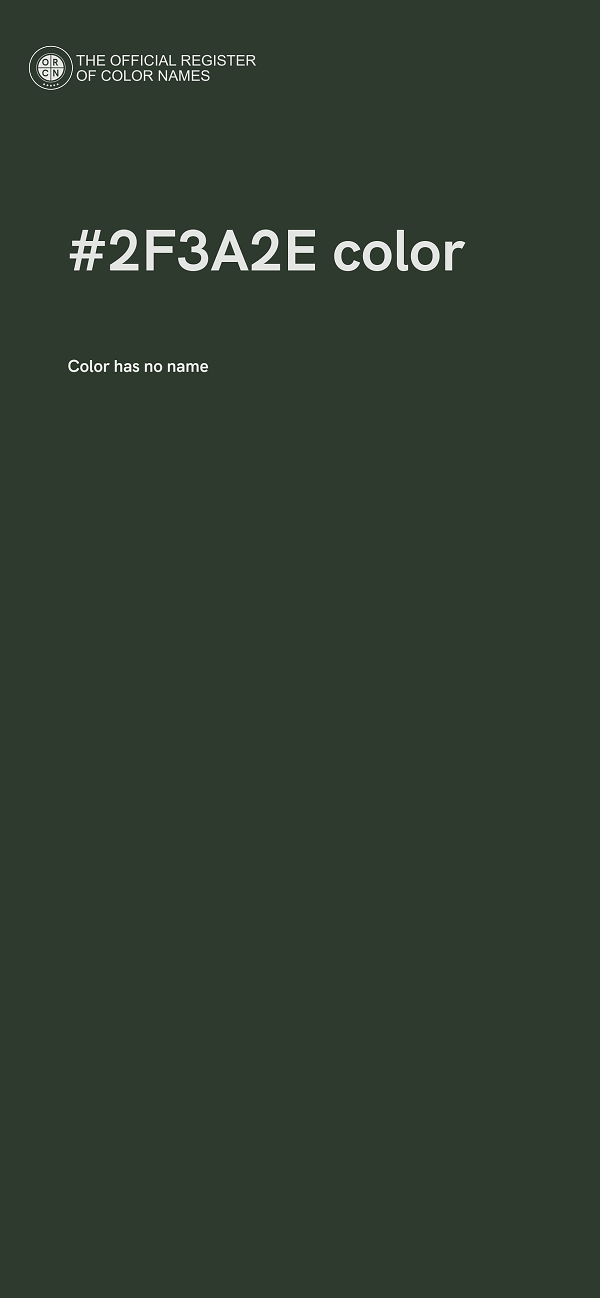 #2F3A2E color image