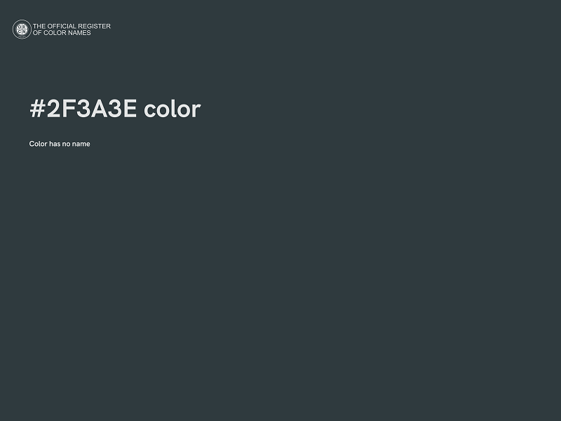 #2F3A3E color image