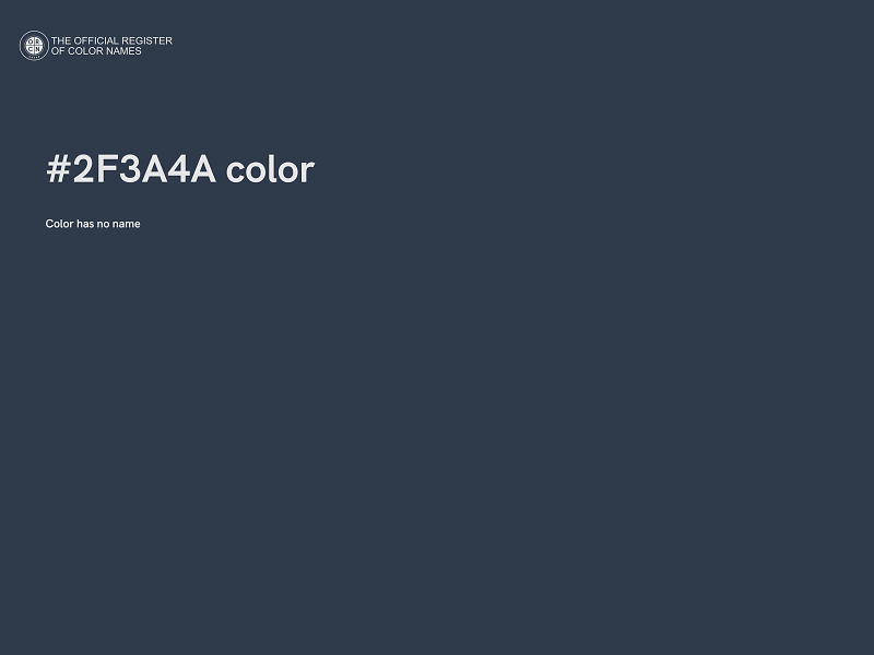 #2F3A4A color image