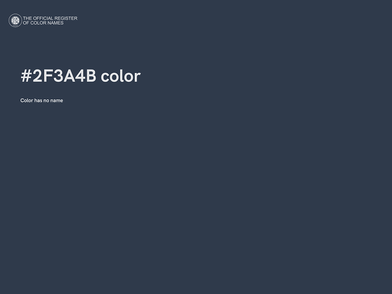 #2F3A4B color image