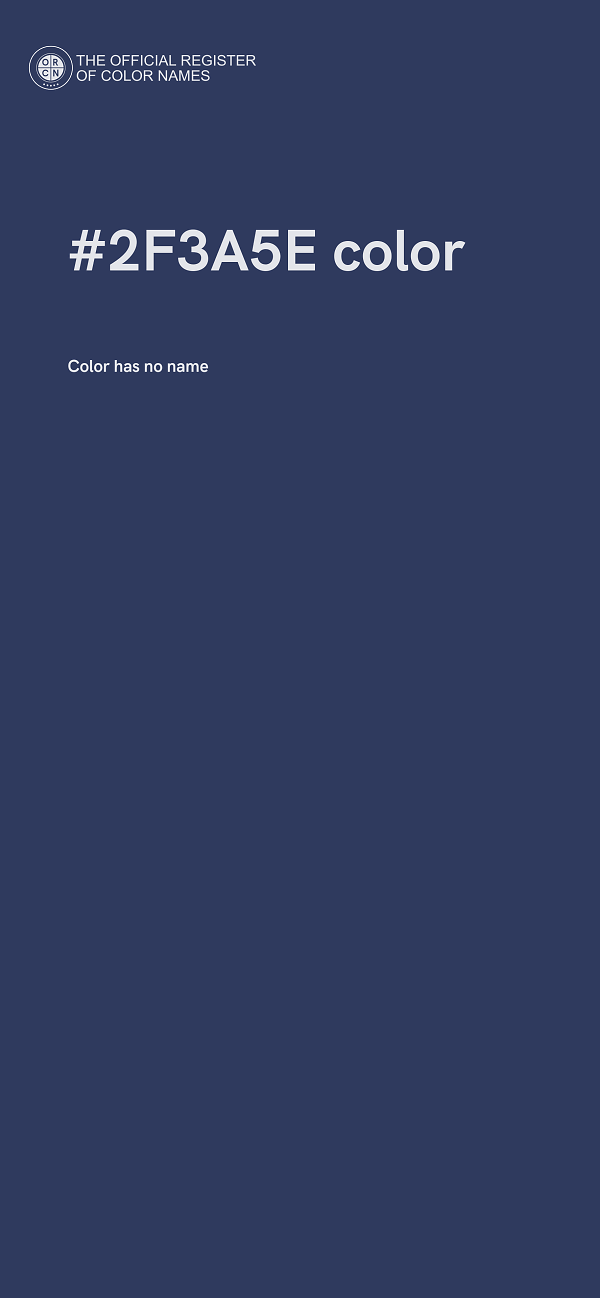#2F3A5E color image