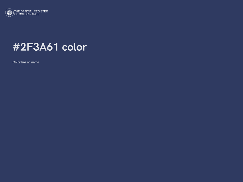 #2F3A61 color image