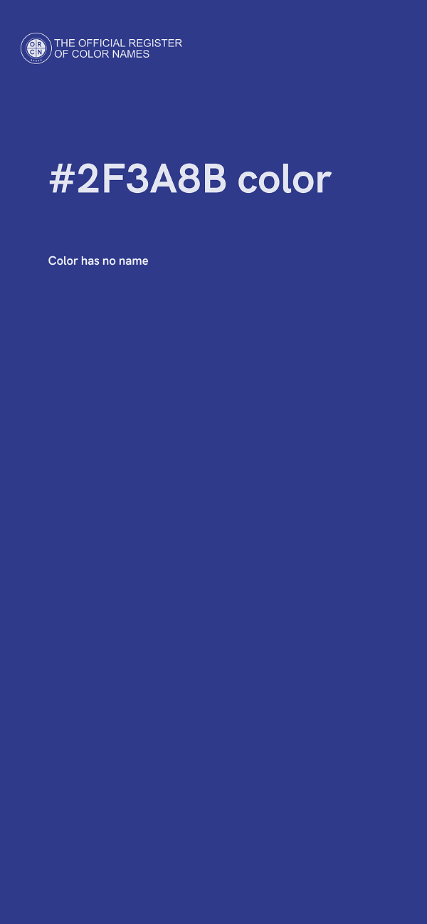 #2F3A8B color image