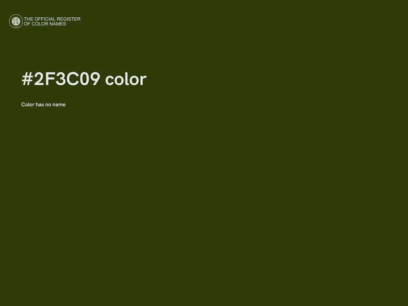 #2F3C09 color image