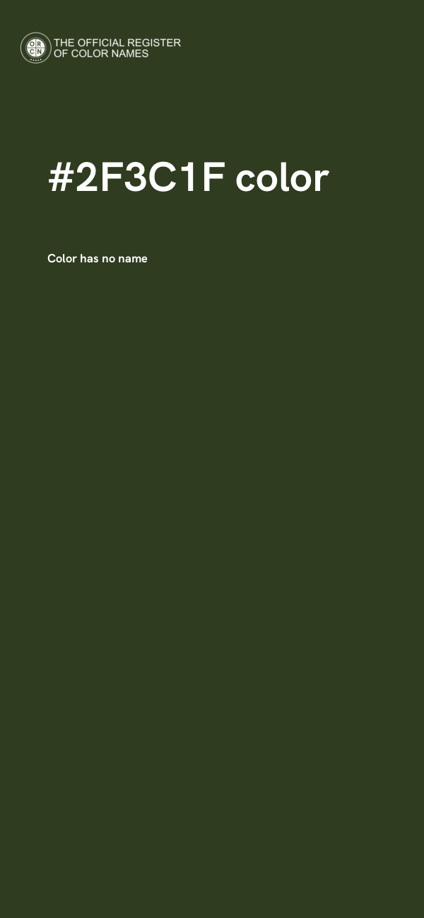 #2F3C1F color image