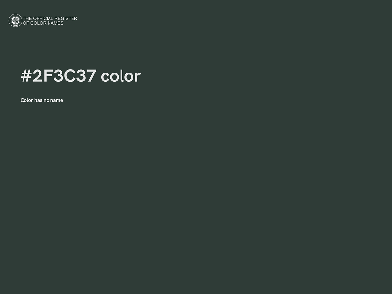 #2F3C37 color image