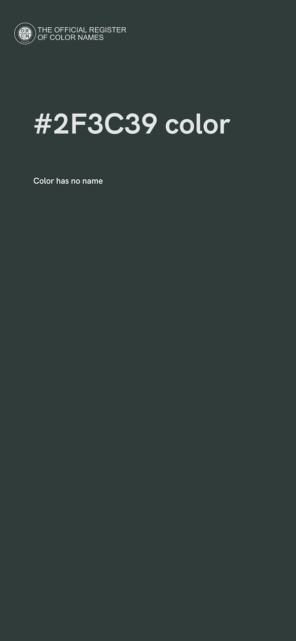 #2F3C39 color image