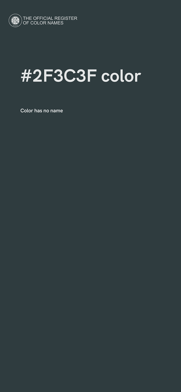#2F3C3F color image