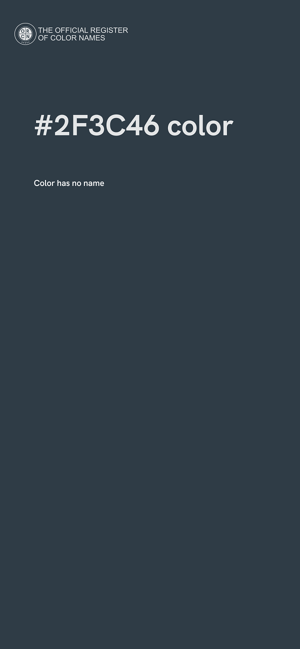 #2F3C46 color image