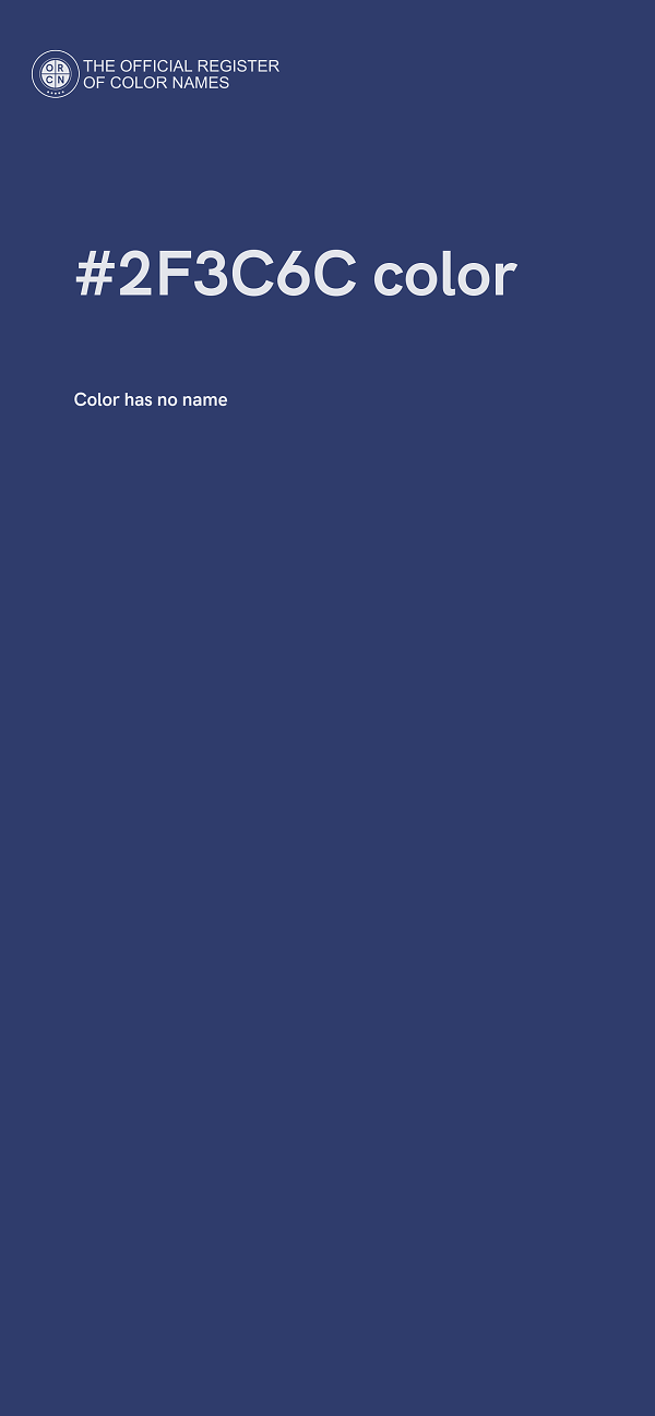 #2F3C6C color image