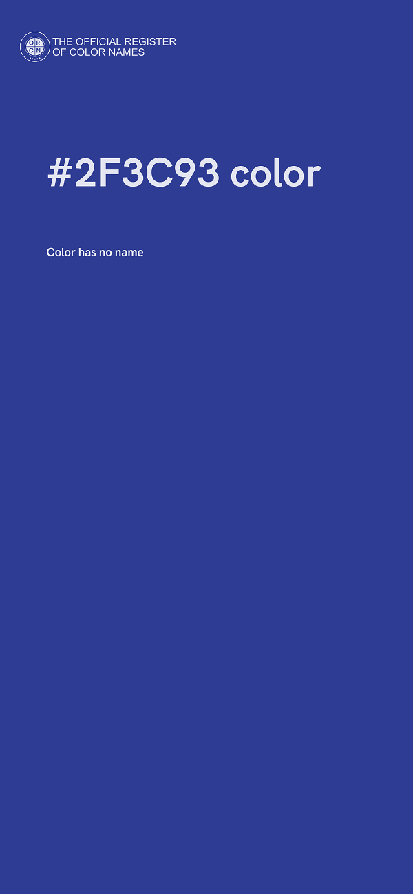 #2F3C93 color image