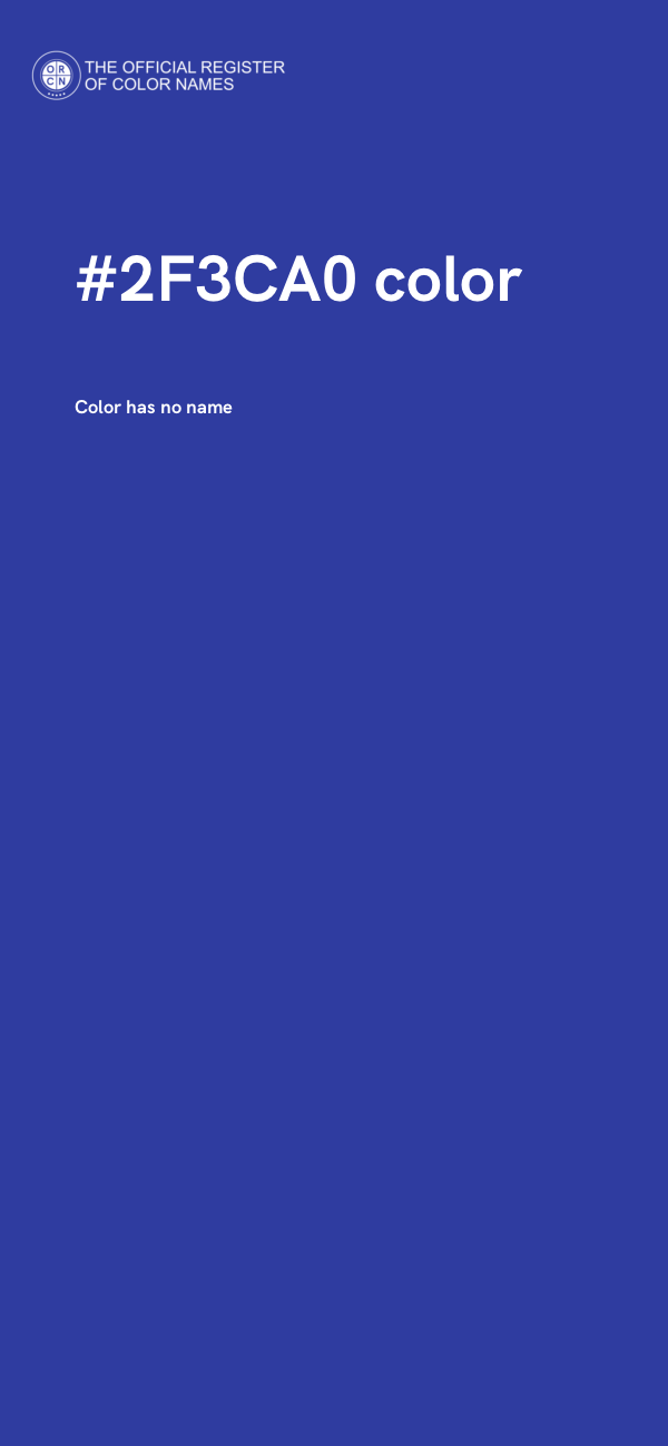 #2F3CA0 color image