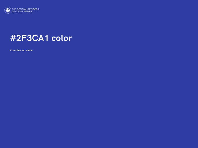 #2F3CA1 color image