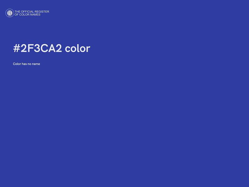 #2F3CA2 color image