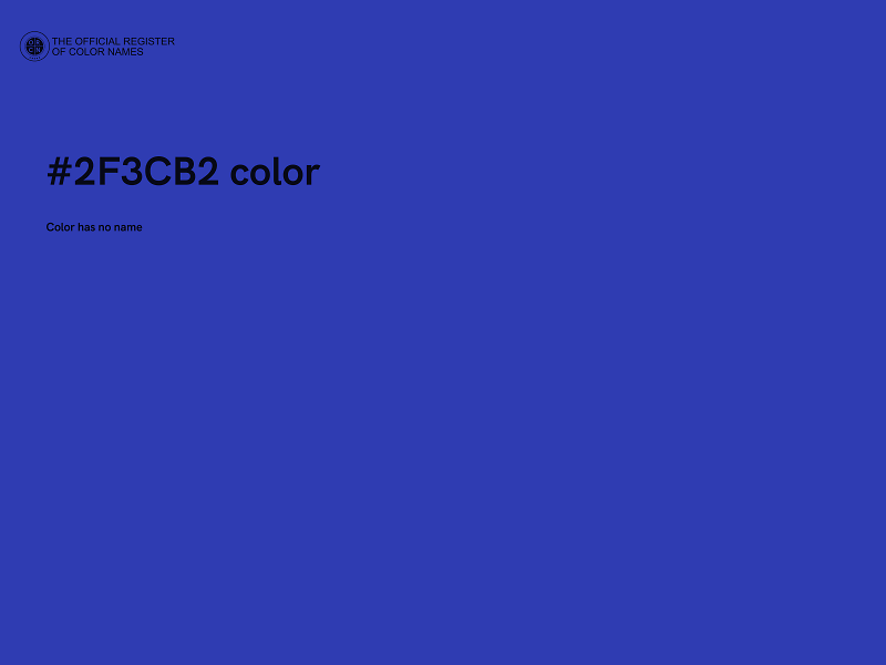 #2F3CB2 color image