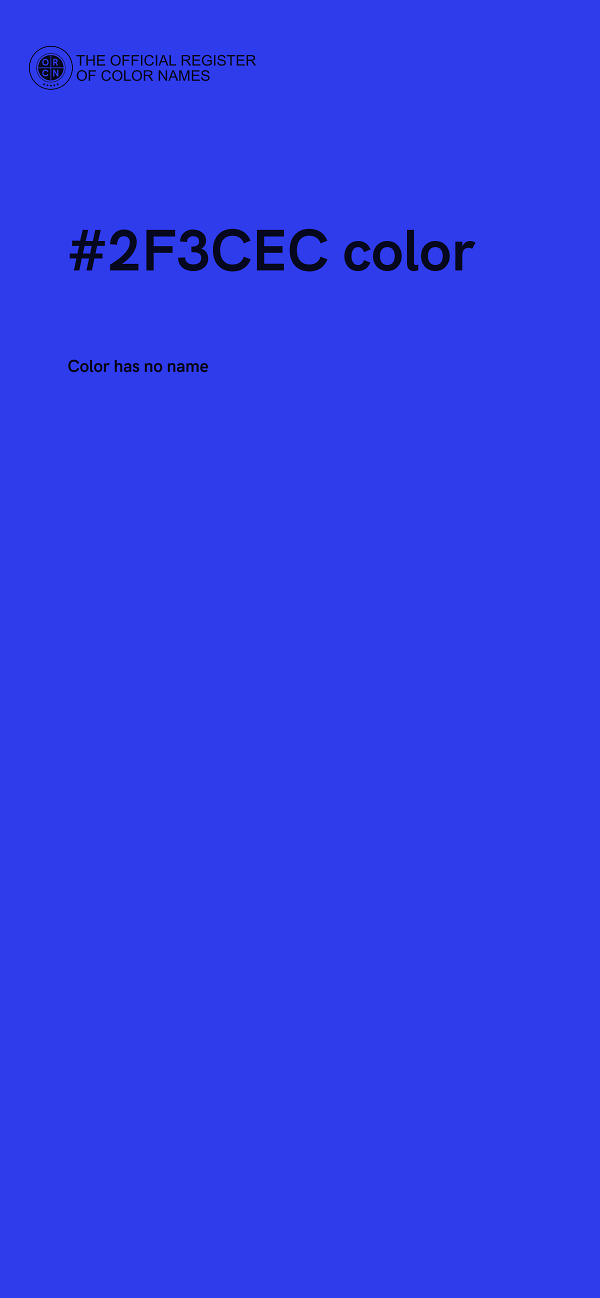 #2F3CEC color image
