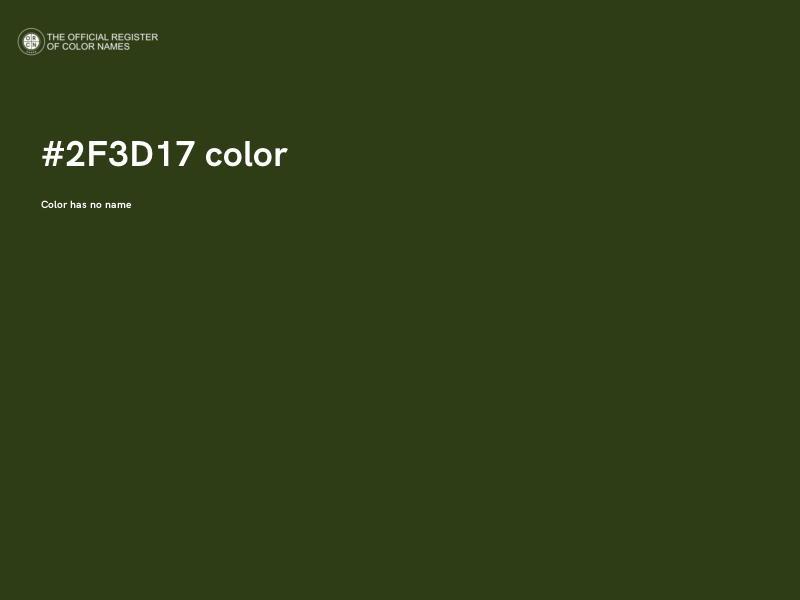 #2F3D17 color image