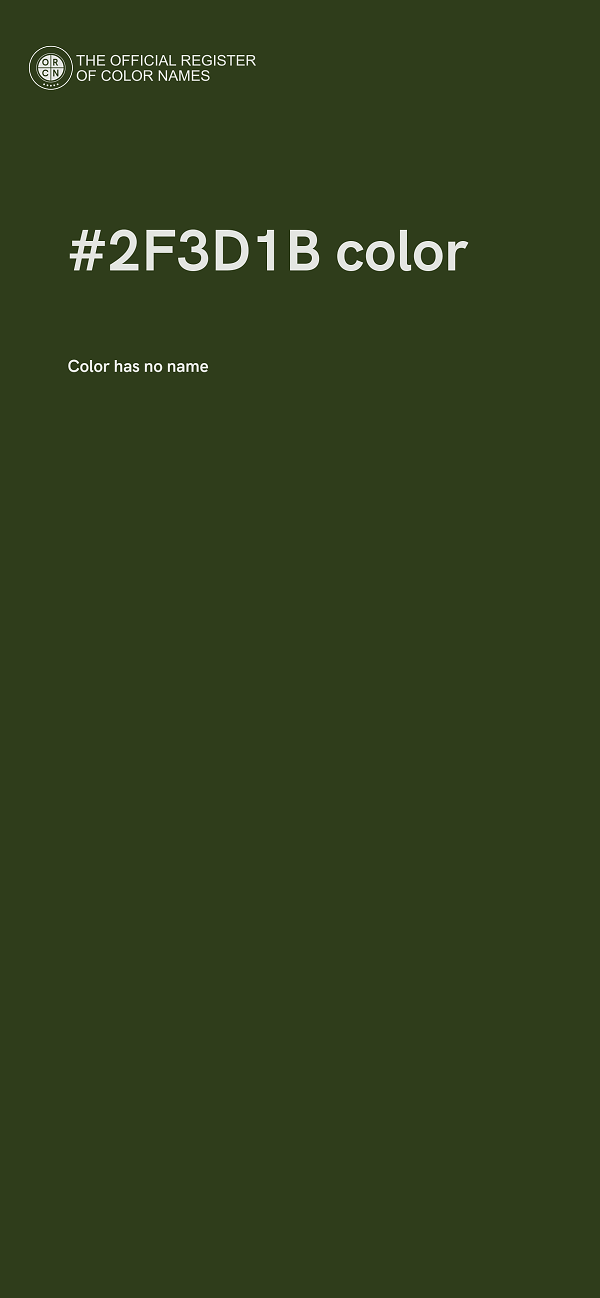 #2F3D1B color image