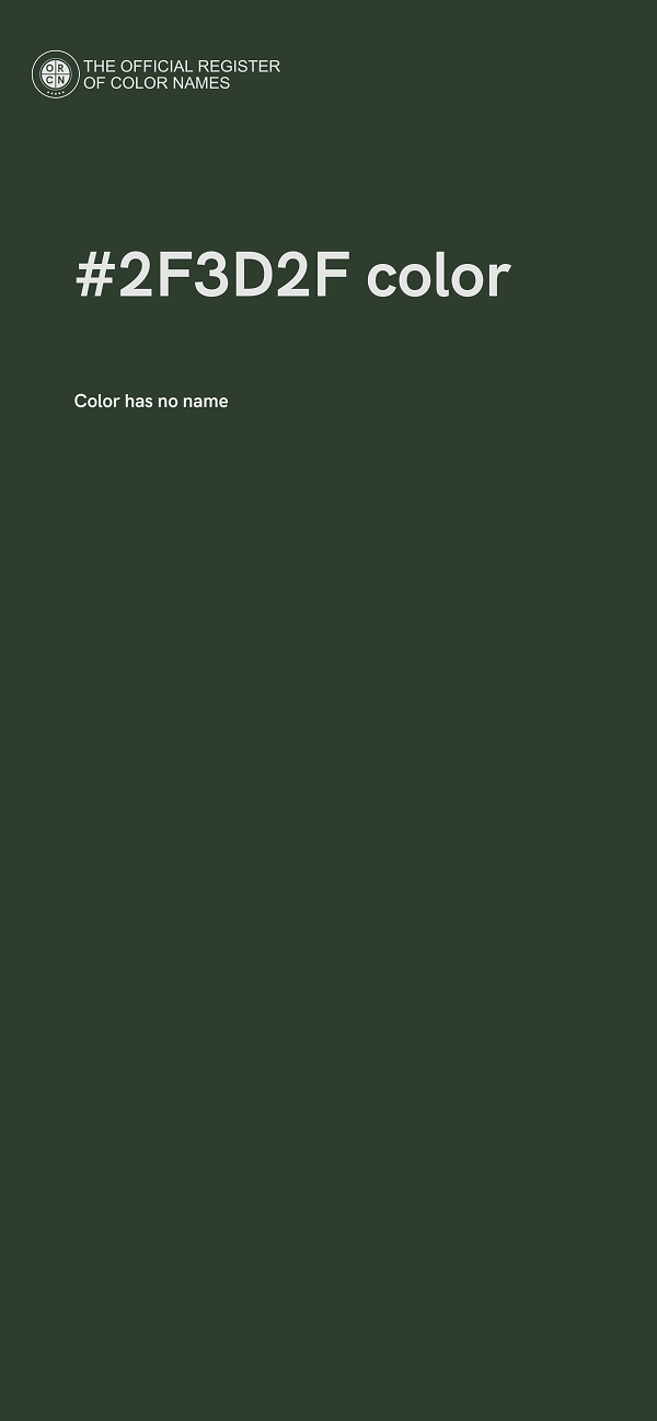#2F3D2F color image