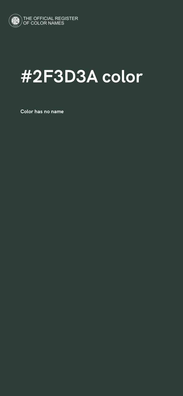 #2F3D3A color image
