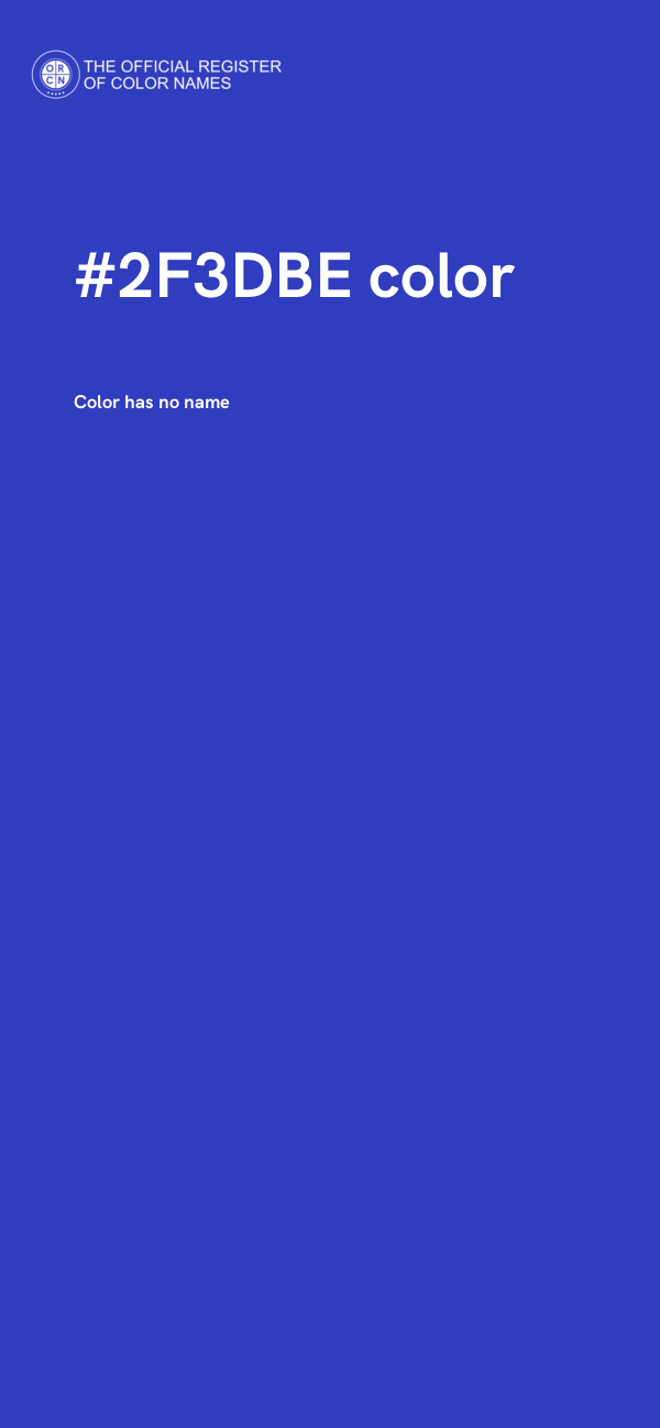 #2F3DBE color image