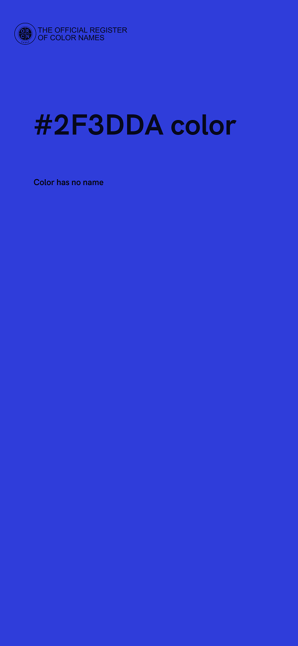 #2F3DDA color image