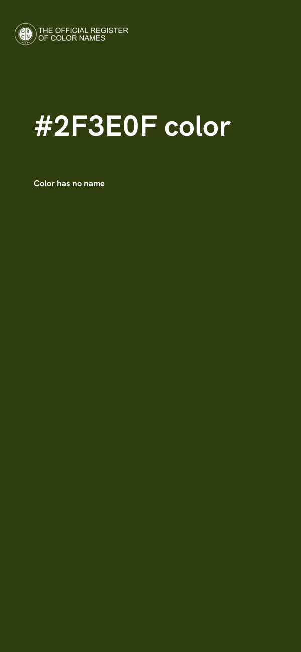 #2F3E0F color image
