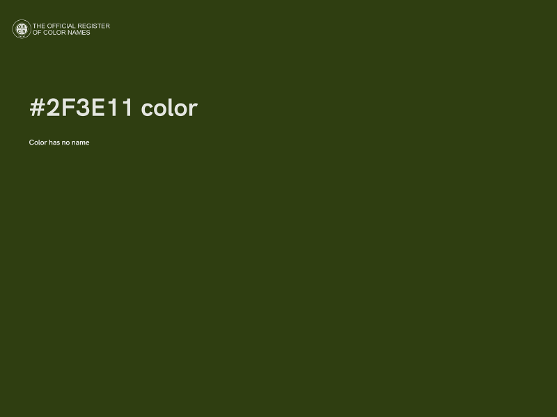 #2F3E11 color image