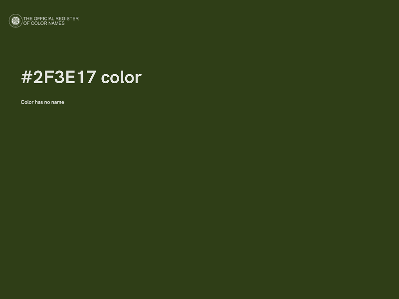 #2F3E17 color image
