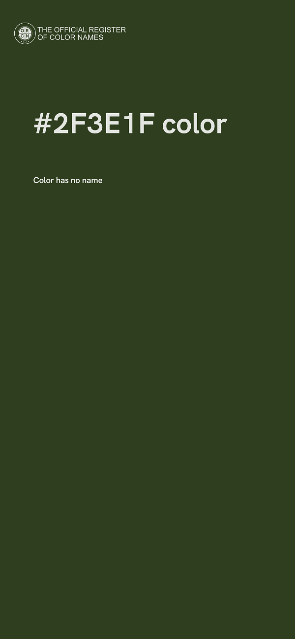 #2F3E1F color image