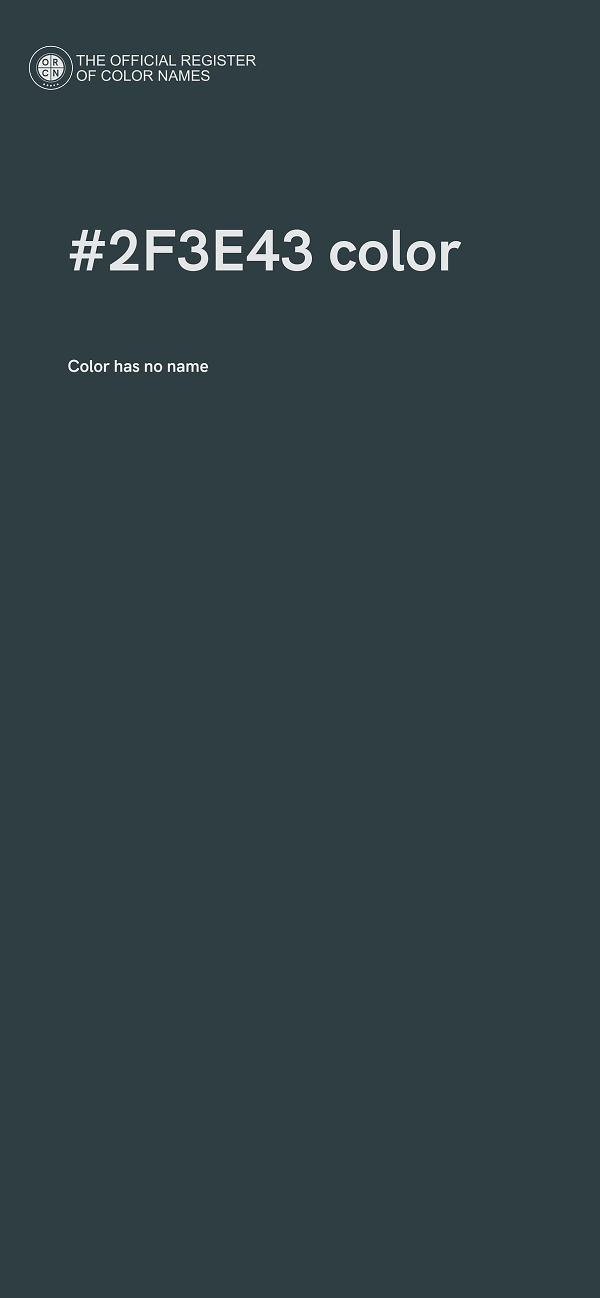 #2F3E43 color image
