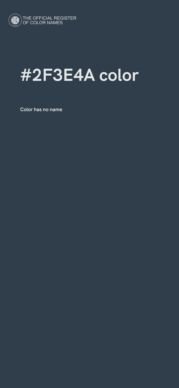 #2F3E4A color image