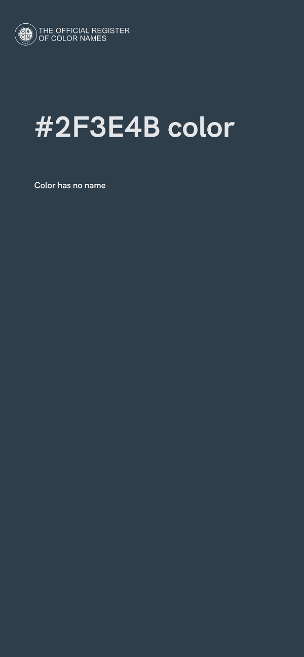 #2F3E4B color image
