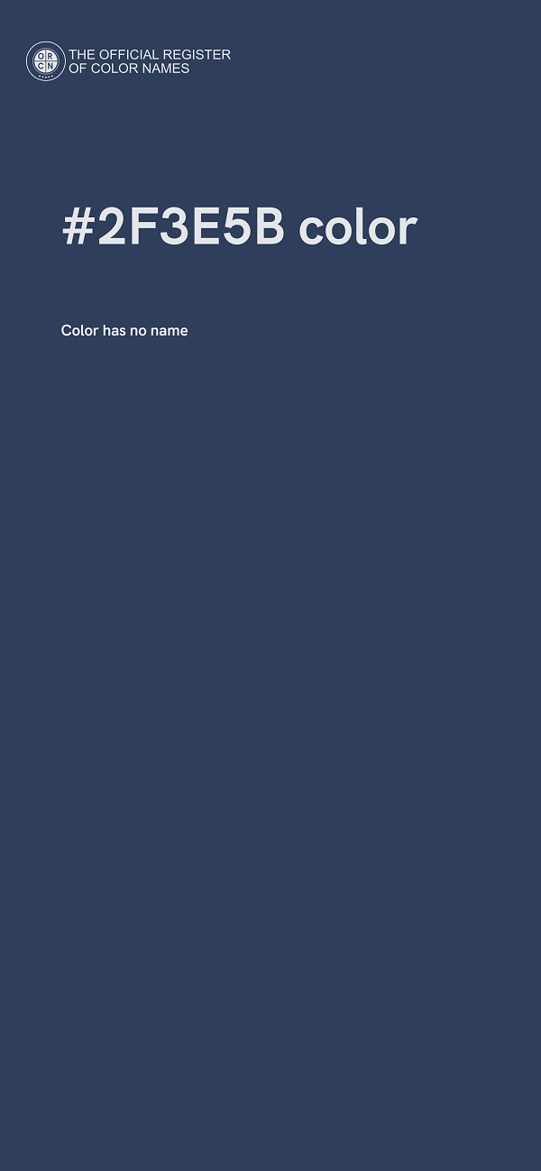 #2F3E5B color image