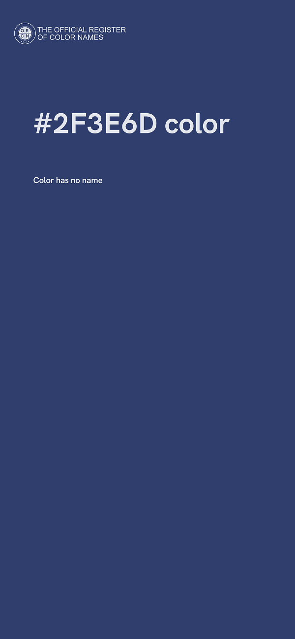 #2F3E6D color image