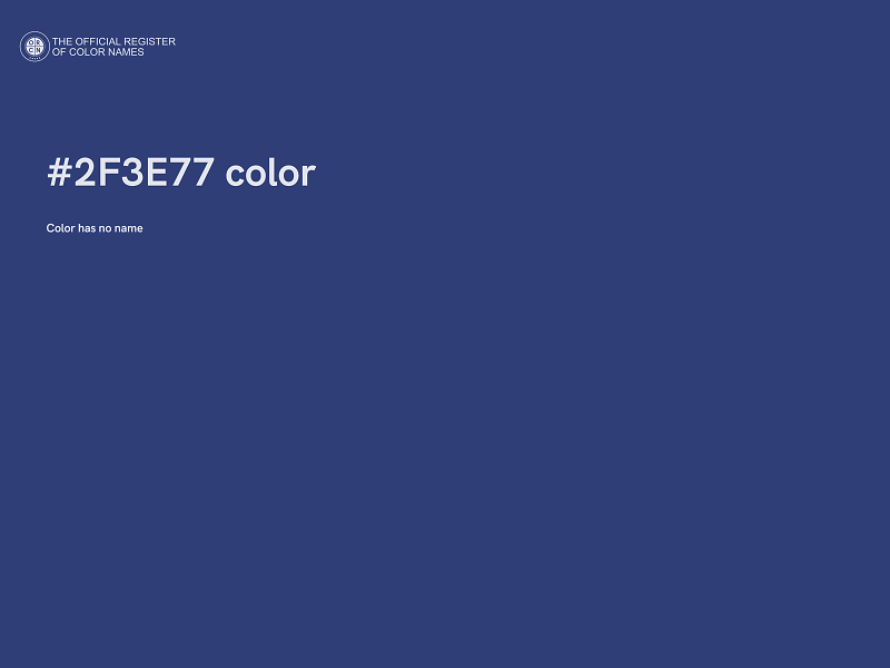 #2F3E77 color image