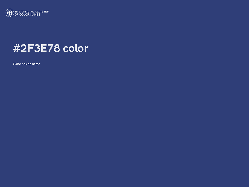 #2F3E78 color image