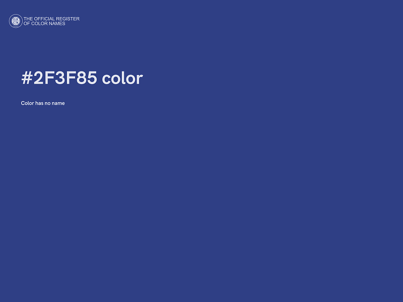 #2F3F85 color image