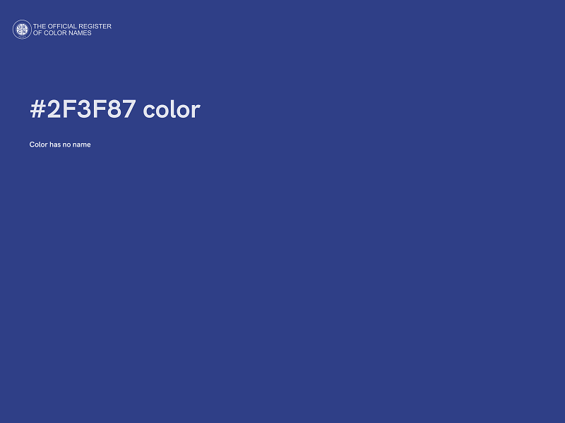 #2F3F87 color image